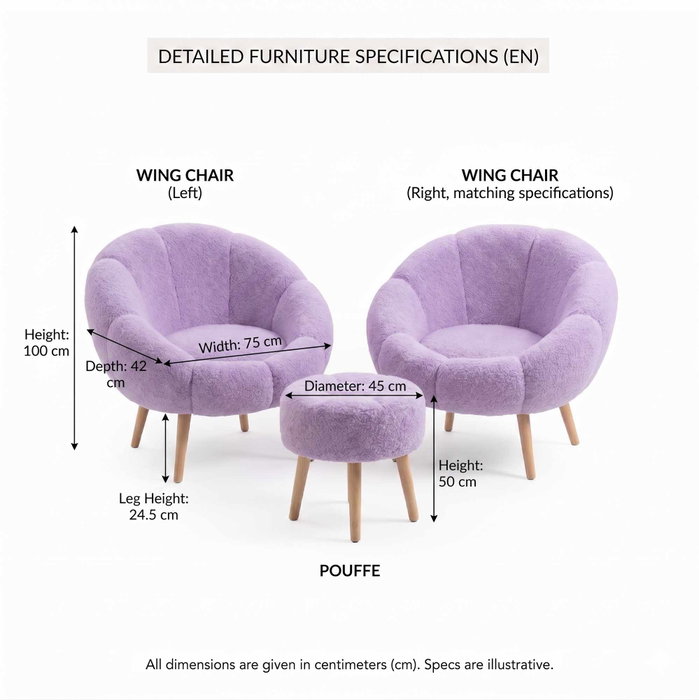 Atelier Del Sofa Lida Wellsoft - Lilac Atelier Del Sofa Lida Wellsoft - Lilac